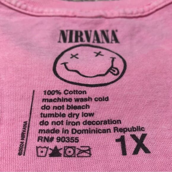 Nirvana Shirt 1X - Picture 6 of 7